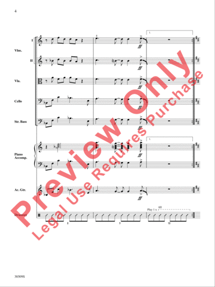 Recorda Me String Orchestra scores gallery preview page 5