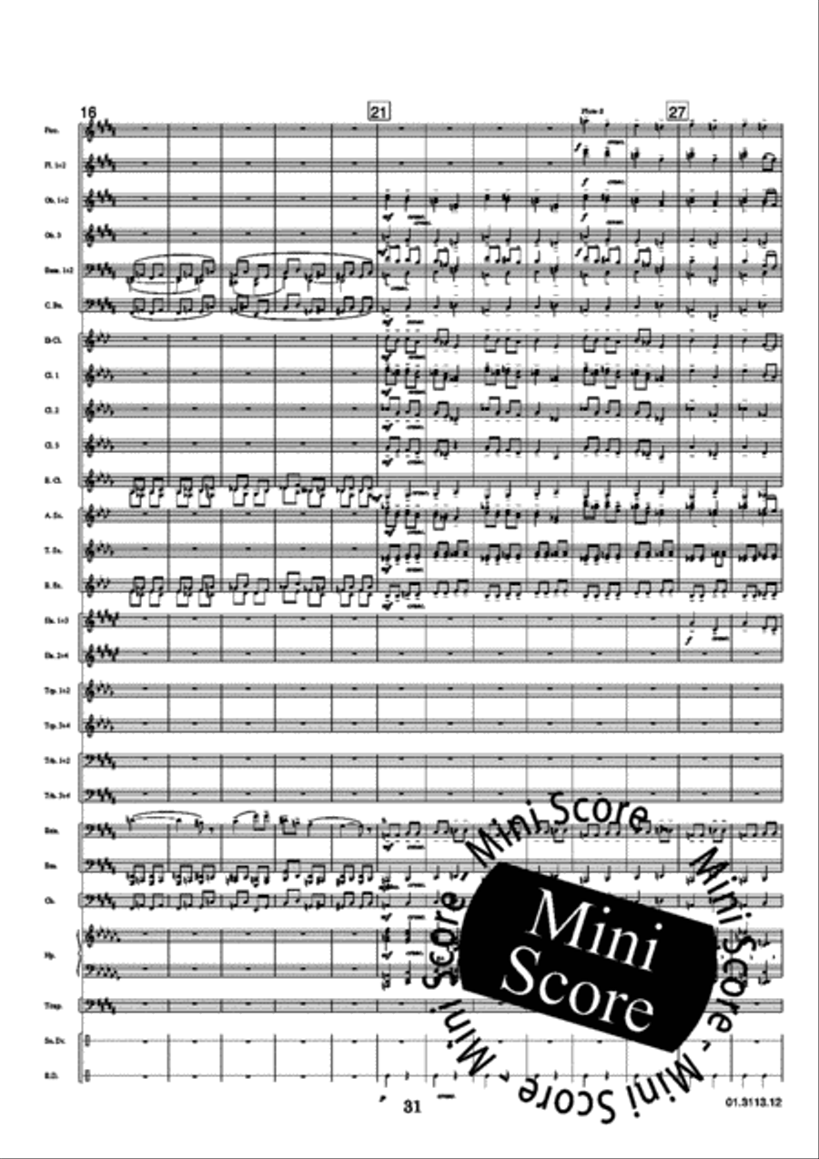 Pictures at an Exhibition Concert Band scores gallery preview page 35