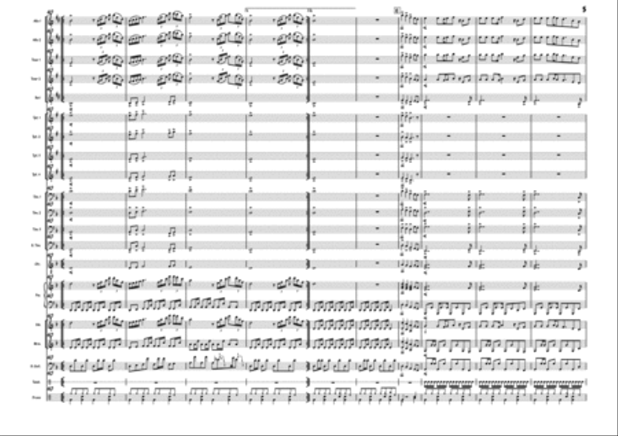 Gimme! Gimme! Gimme! (a Man After Midnight) Jazz Ensemble scores gallery preview page 5