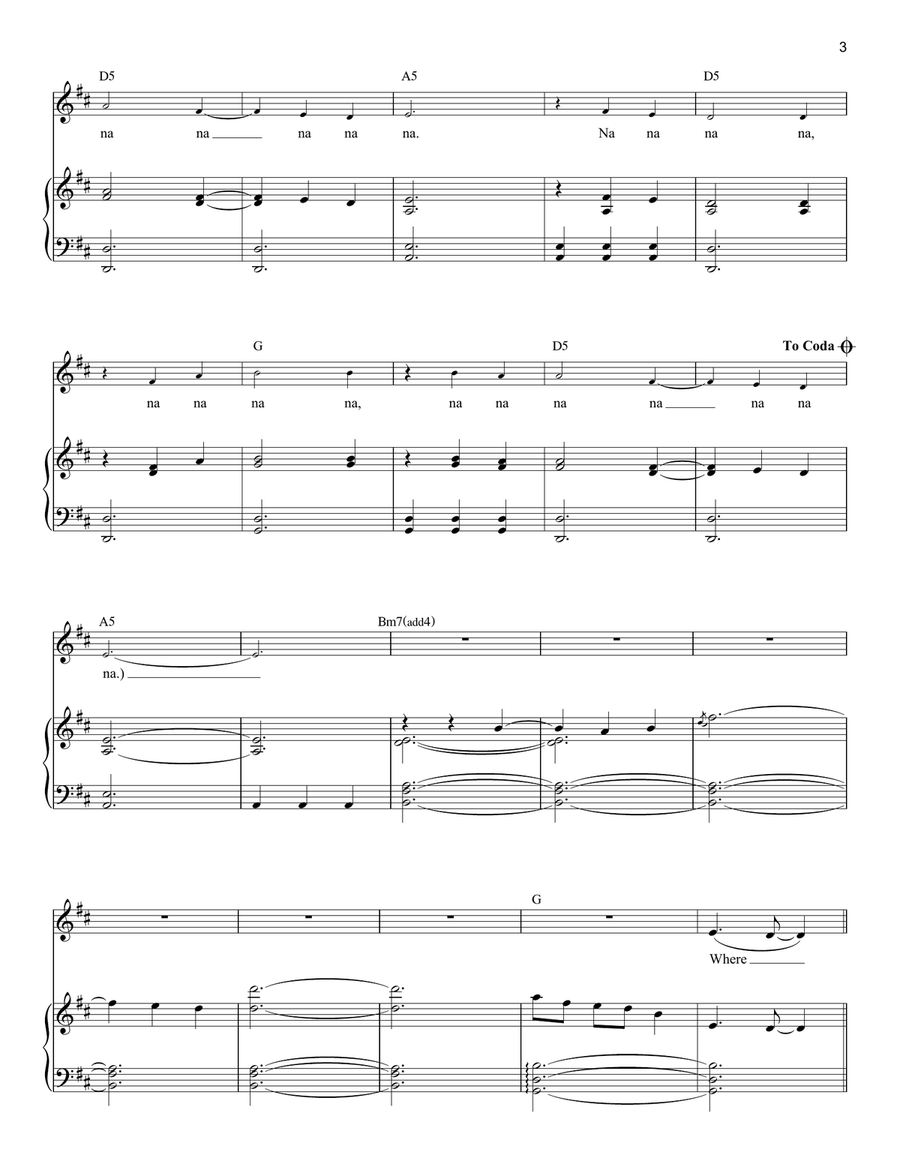 Touch The Sky (From Brave) Voice scores gallery preview page 3