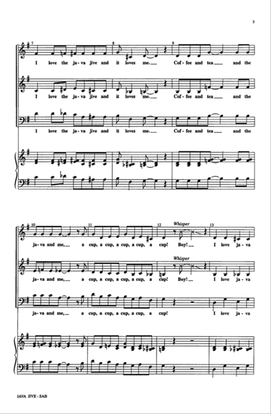 Java Jive 3-Part scores gallery preview page 3