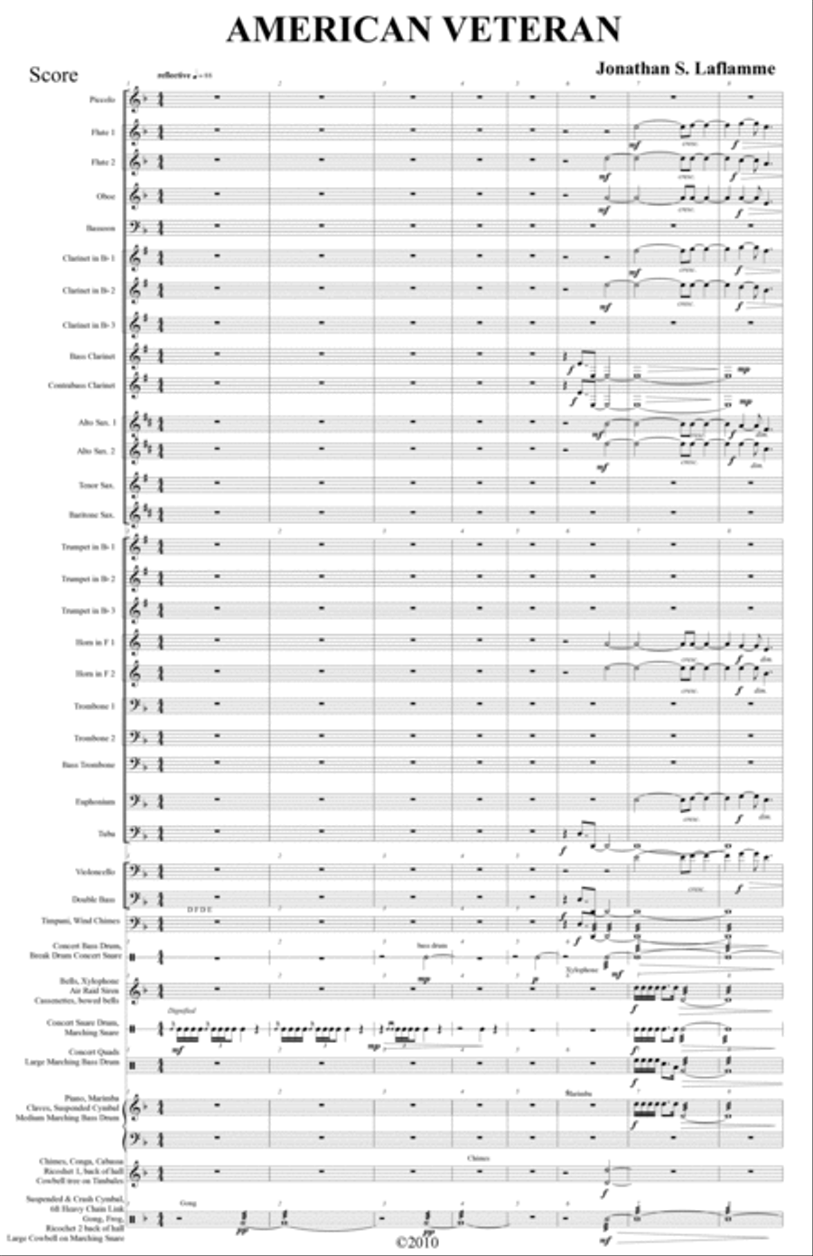 American Veteran Concert Band scores gallery preview page 6