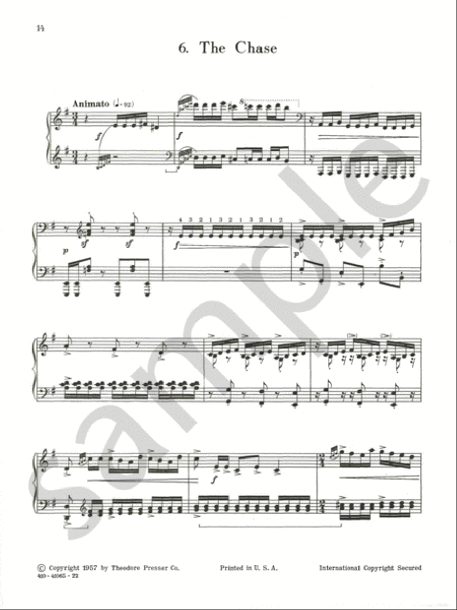 Eight Pieces For Piano Chamber Music scores gallery preview page 8