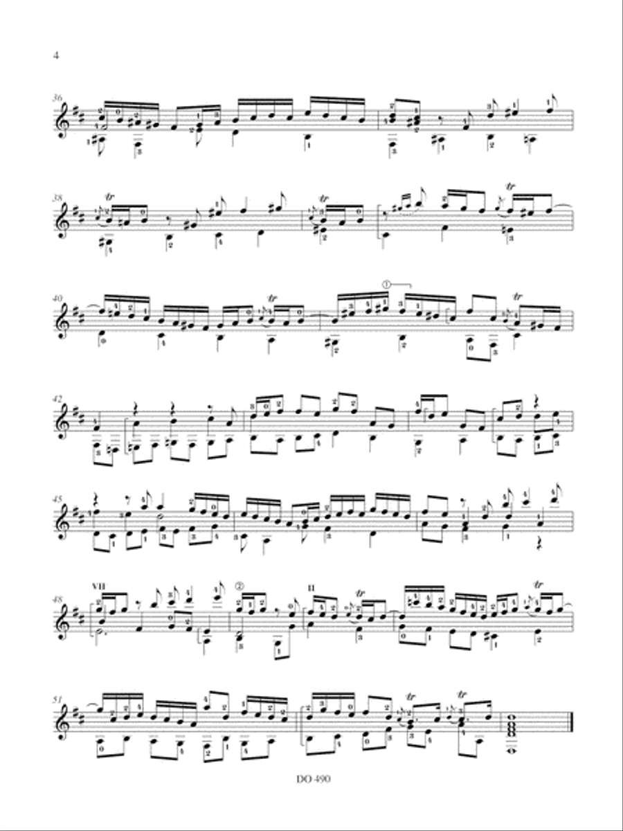 2 Chorale Preludes BWV 645, BWV 147 Classical Guitar scores gallery preview page 4