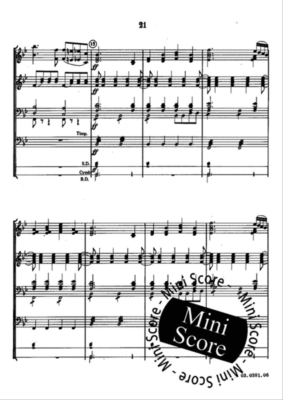De Kalief van Bagdad Fanfare Band scores gallery preview page 23