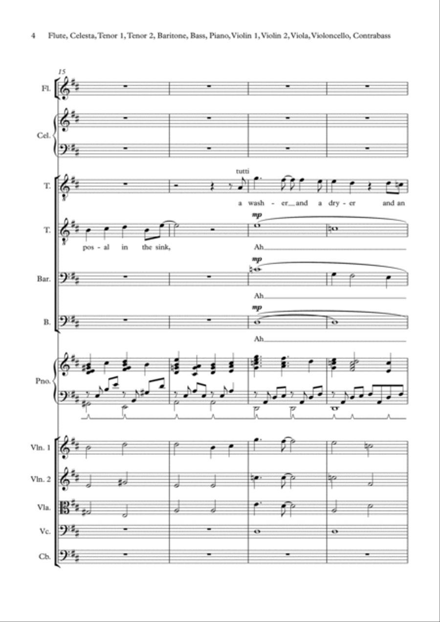 Somewhere That's Green Somewhere That's Green Chamber Orchestra scores gallery preview page 4