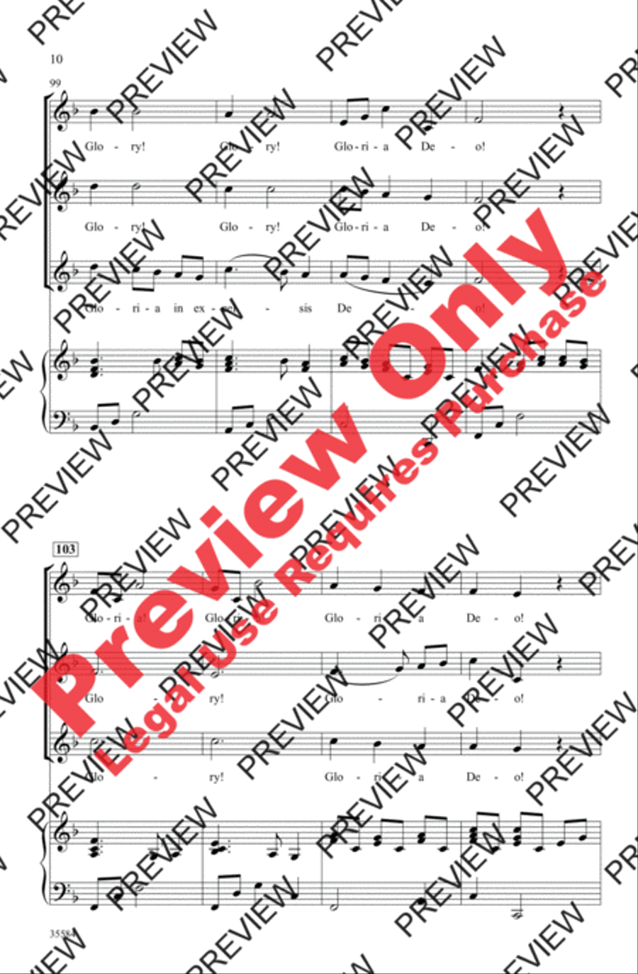 A Christmas Canon A Christmas Canon 3-Part scores gallery preview page 10