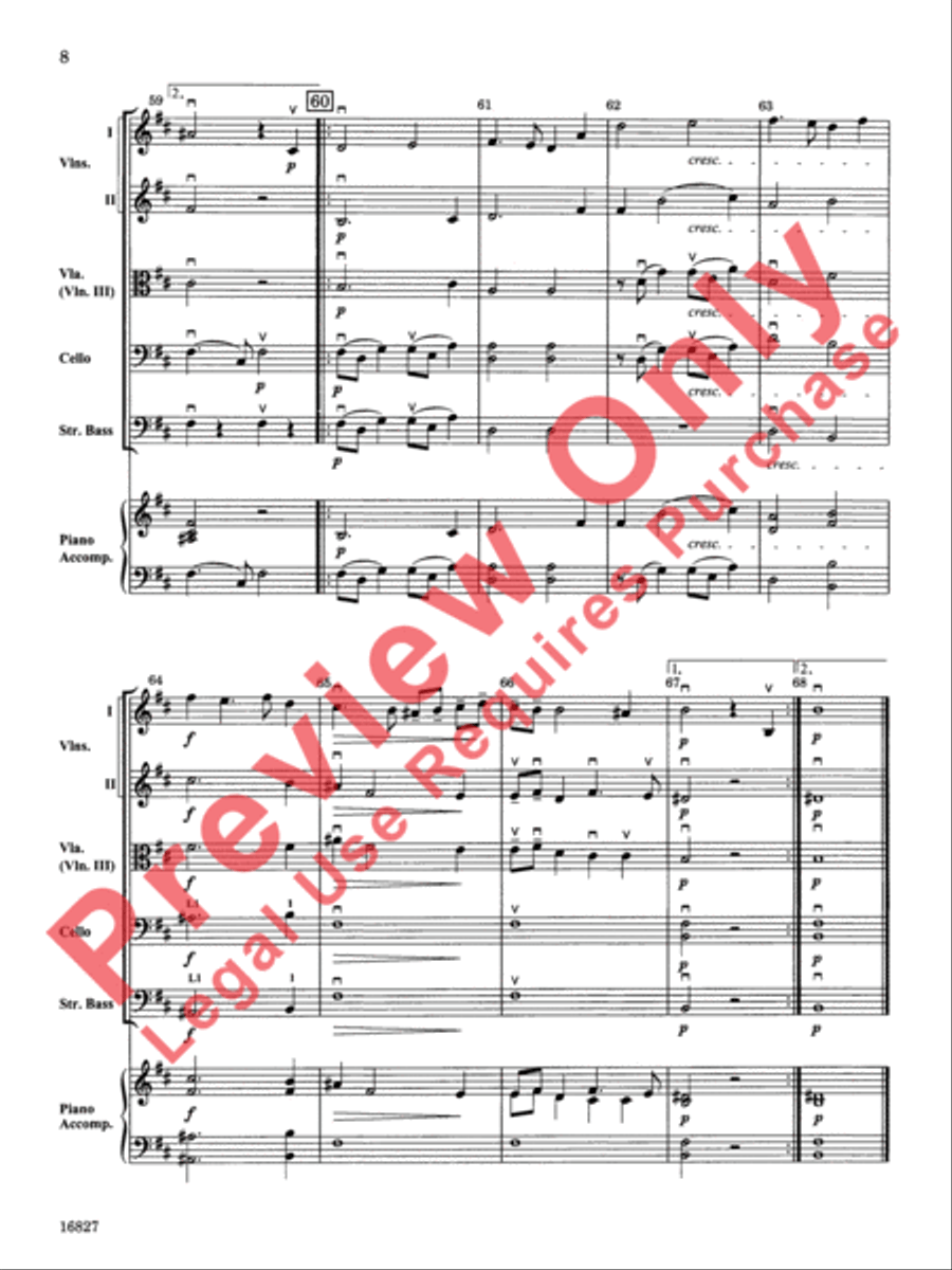 Renaissance Suite String Orchestra scores gallery preview page 9