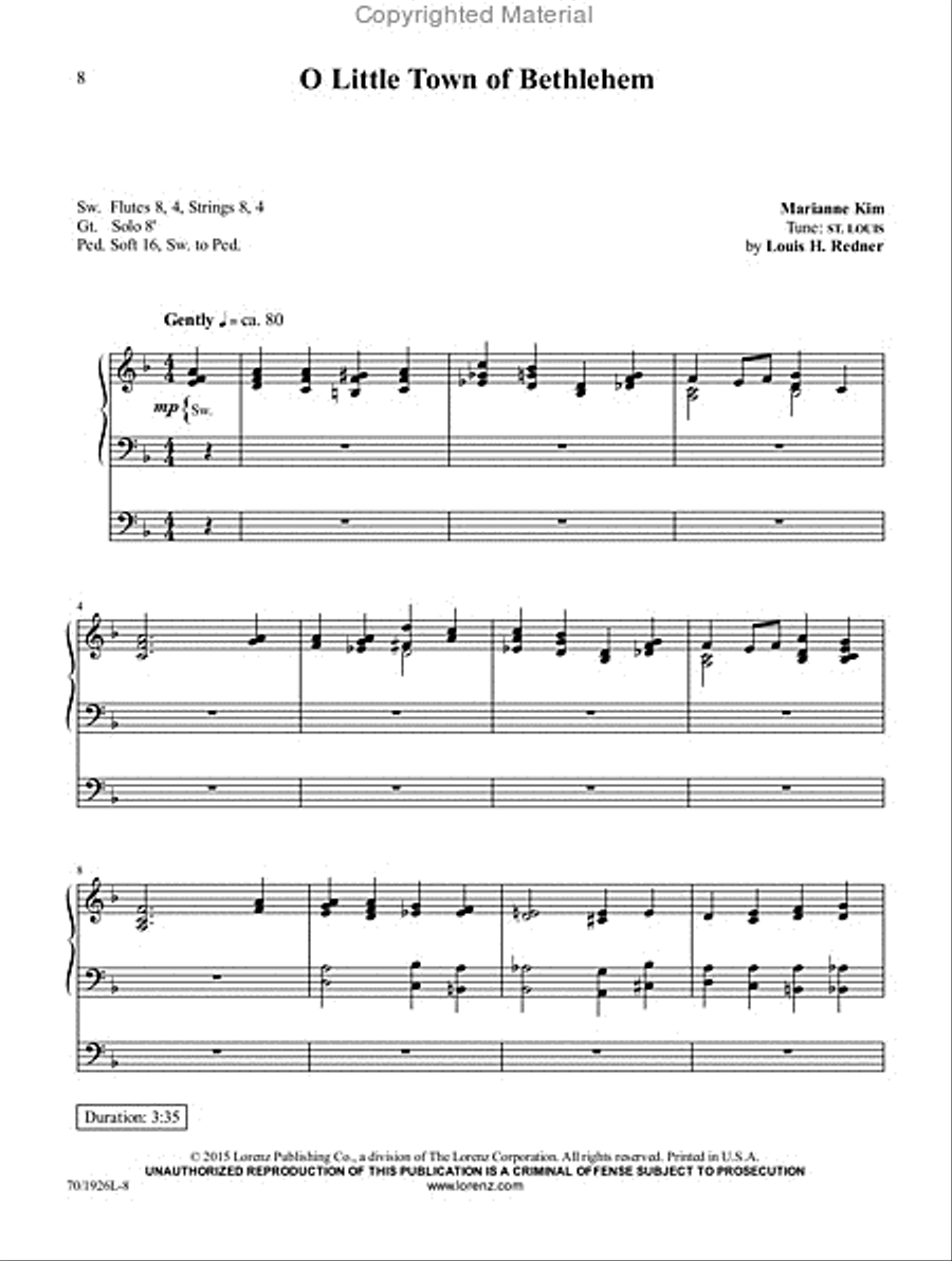 The Heart and Soul of Christmas Organ Solo scores gallery preview page 5