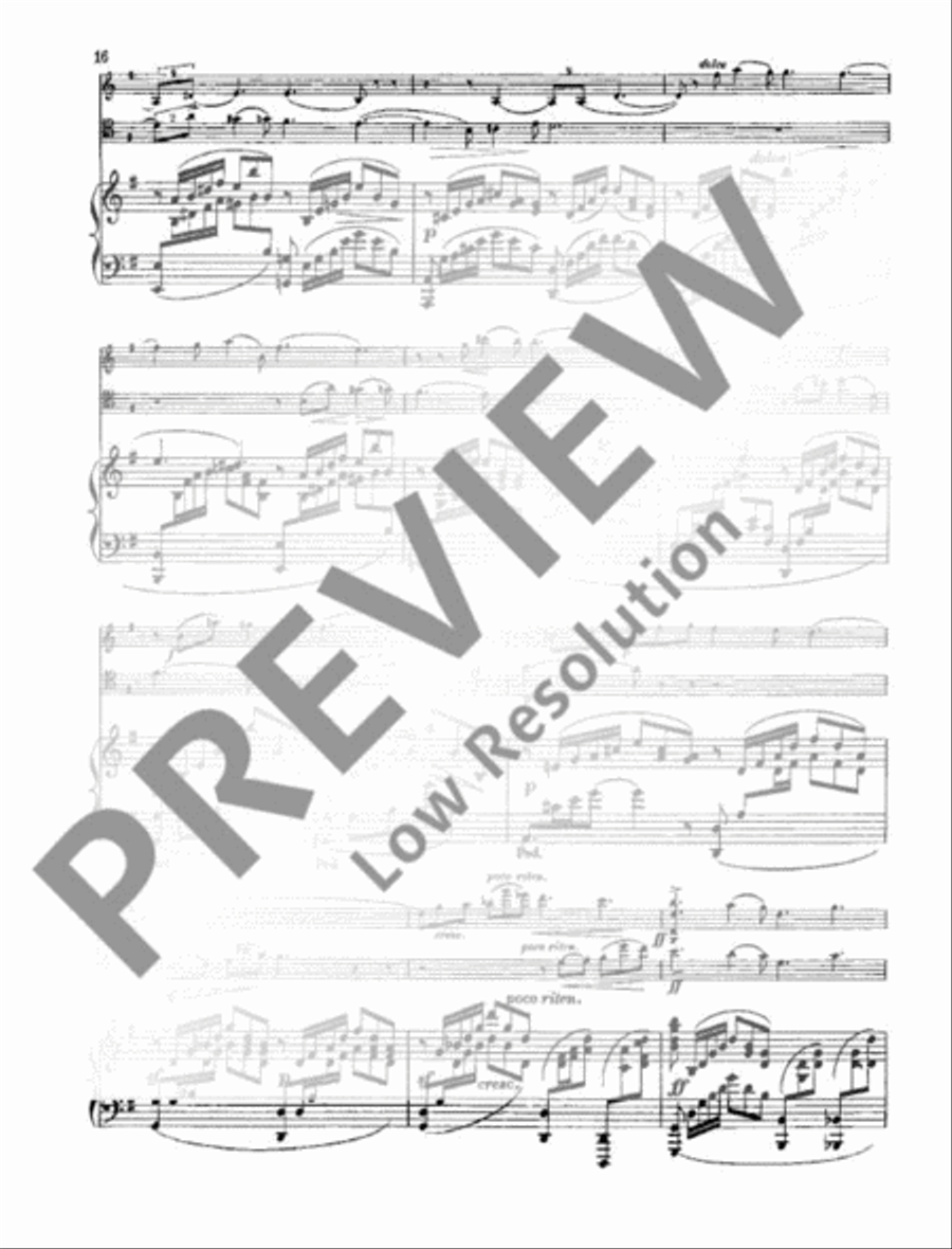 Four Pieces as a trio Four Pieces as a trio Piano Trio scores gallery preview page 17