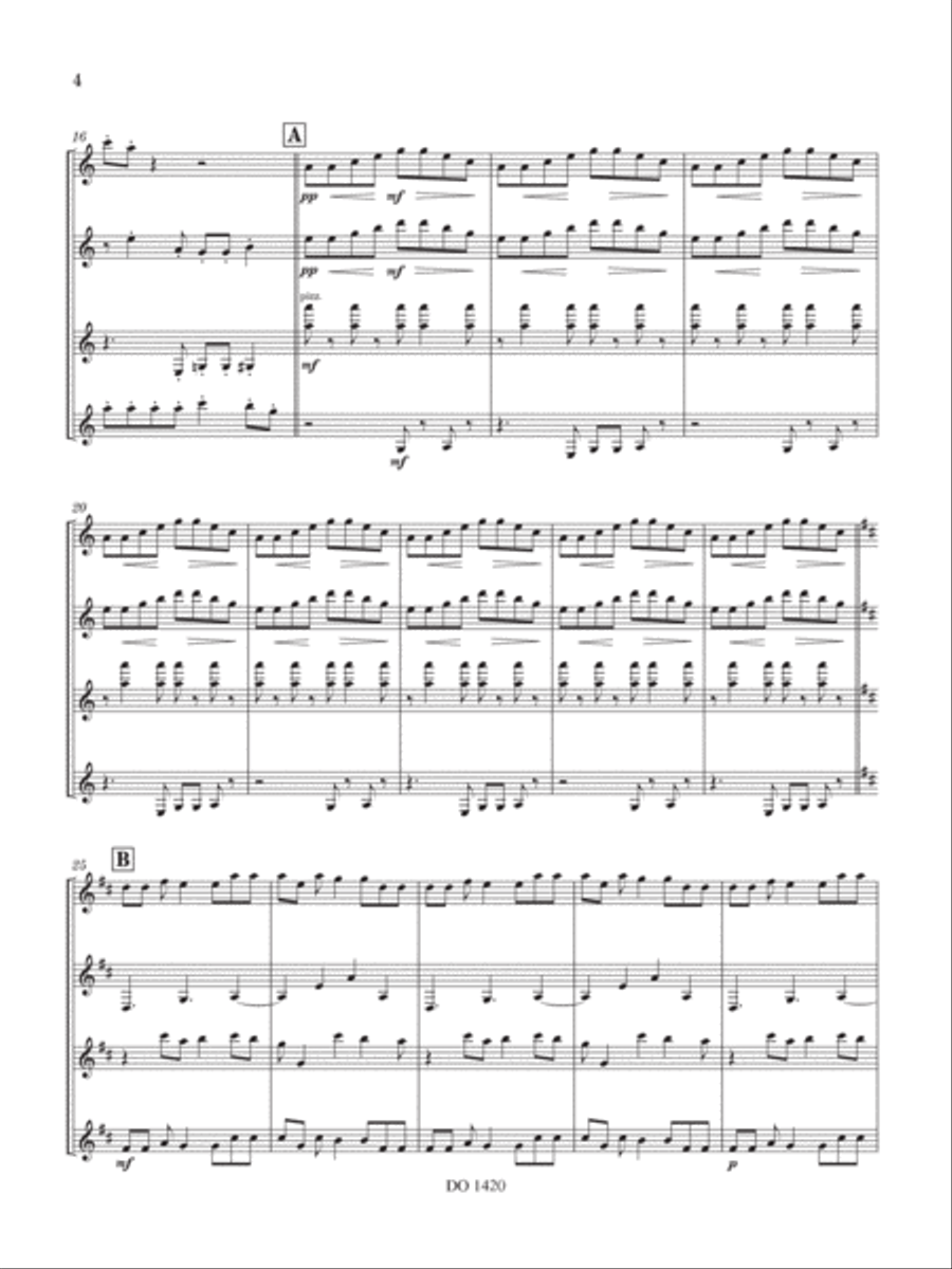 Salsa mutations Salsa mutations Guitar Ensemble scores gallery preview page 5