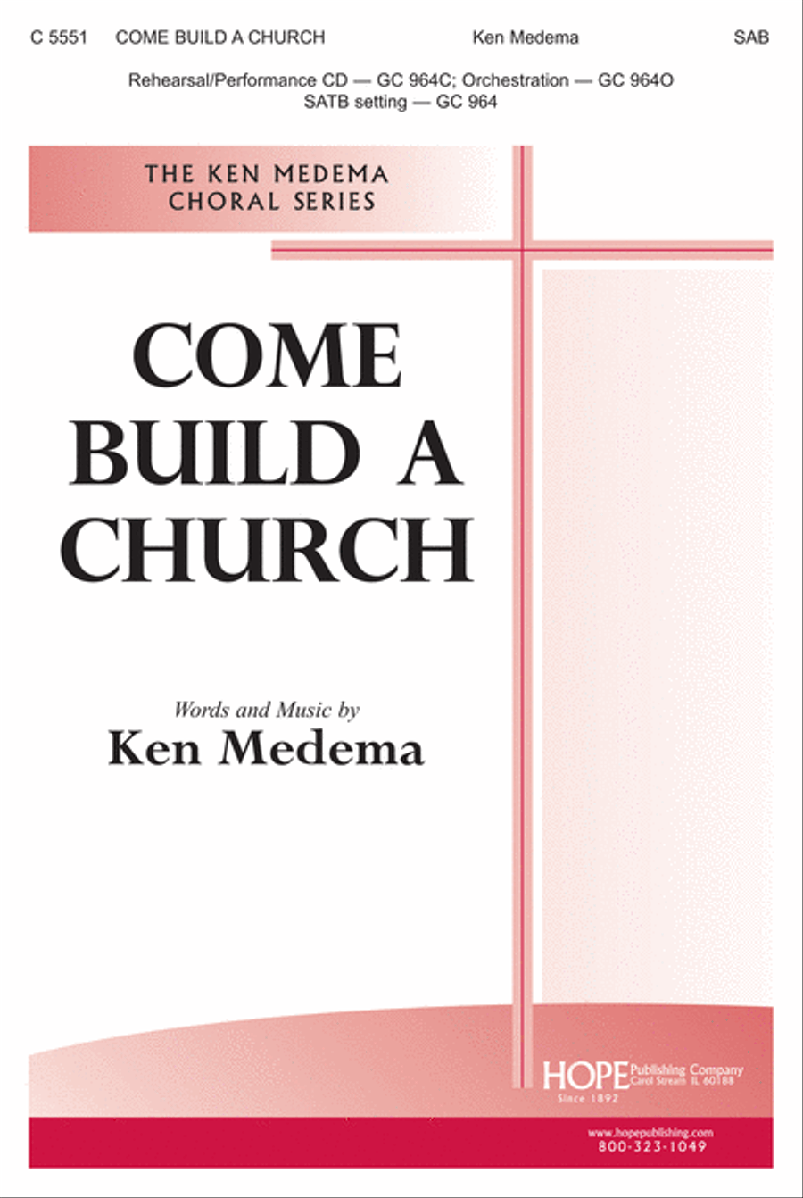 Come Build a Church Come Build a Church 4-Part scores gallery preview page 1
