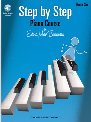 Book cover for Step by Step Piano Course – Book 6 with Audio