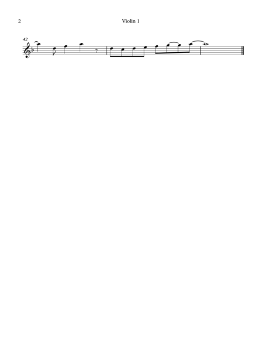 I Will String Quartet scores gallery preview page 5