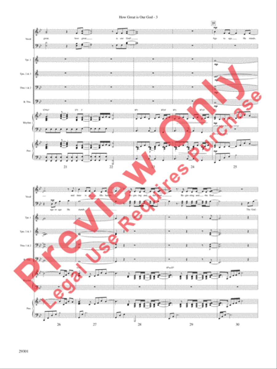 How Great Is Our God How Great Is Our God Choir scores gallery preview page 4