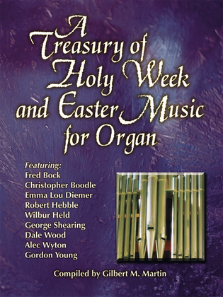 Book cover for A Treasury of Holy Week and Easter Music for Organ