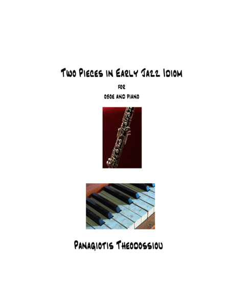 "Two Pieces in Early Jazz Idiom" for oboe and piano image number null
