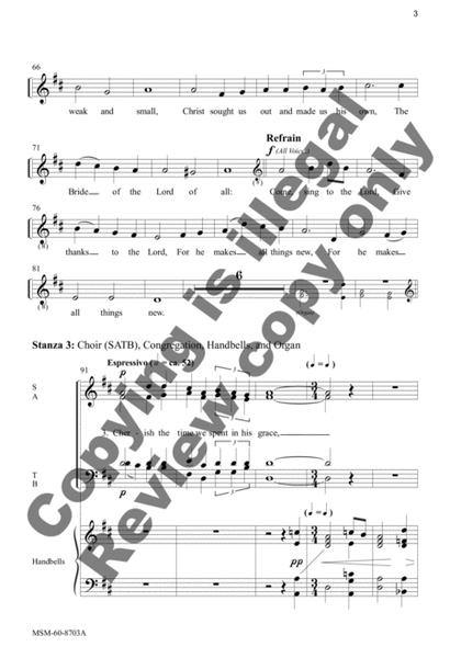 This Is a Time for Banners and Bells (Choral Score)