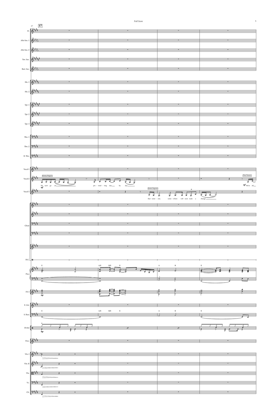 We Are The World We Are The World Full Orchestra scores gallery preview page 5