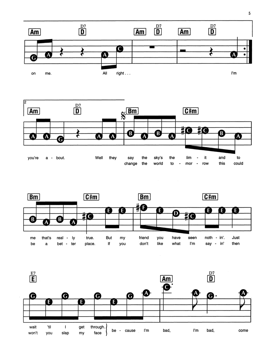 Bad Bad Electronic Keyboard scores gallery preview page 2