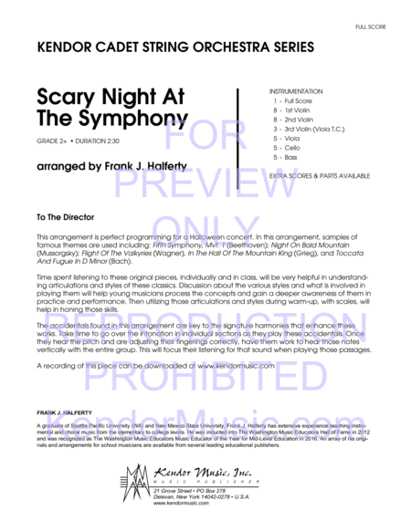 Scary Night At The Symphony image number null