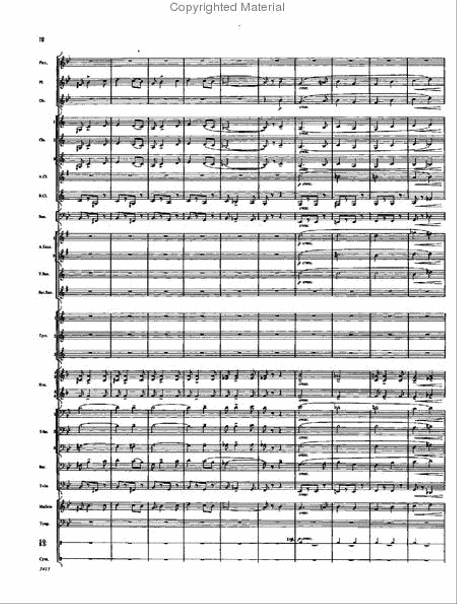 Silvercrest Concert Band scores gallery preview page 9