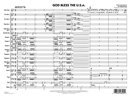 God Bless the U.S.A. (arr. Mark Taylor) - Conductor Score (Full Score)
