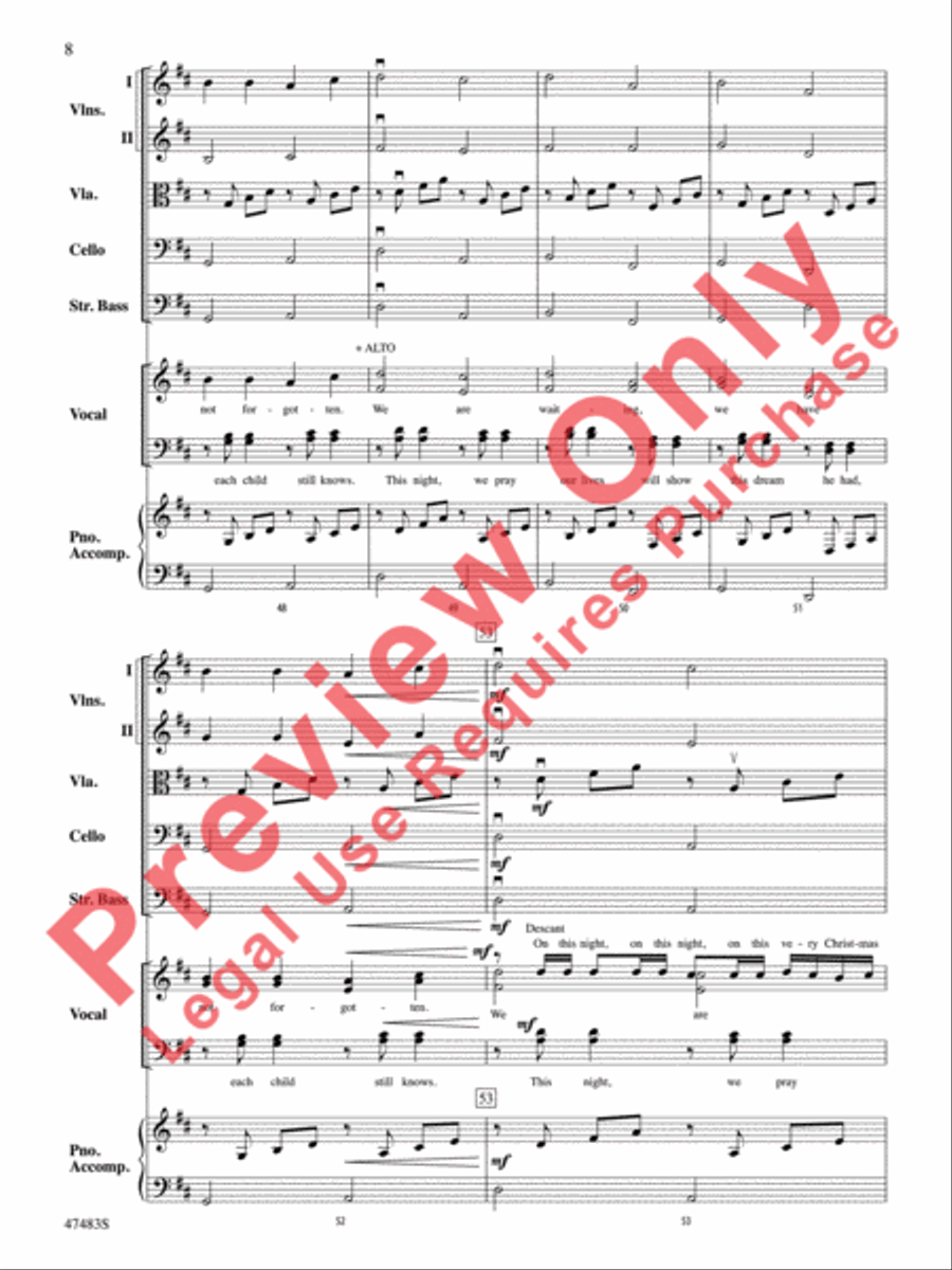 Christmas Canon Christmas Canon String Orchestra scores gallery preview page 9