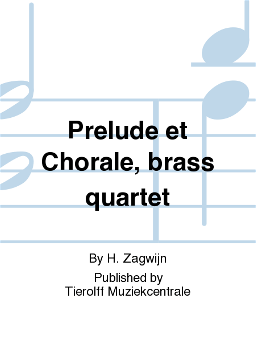 Prélude et Chorale, Brass Quartet Brass Quartet scores gallery preview page 1