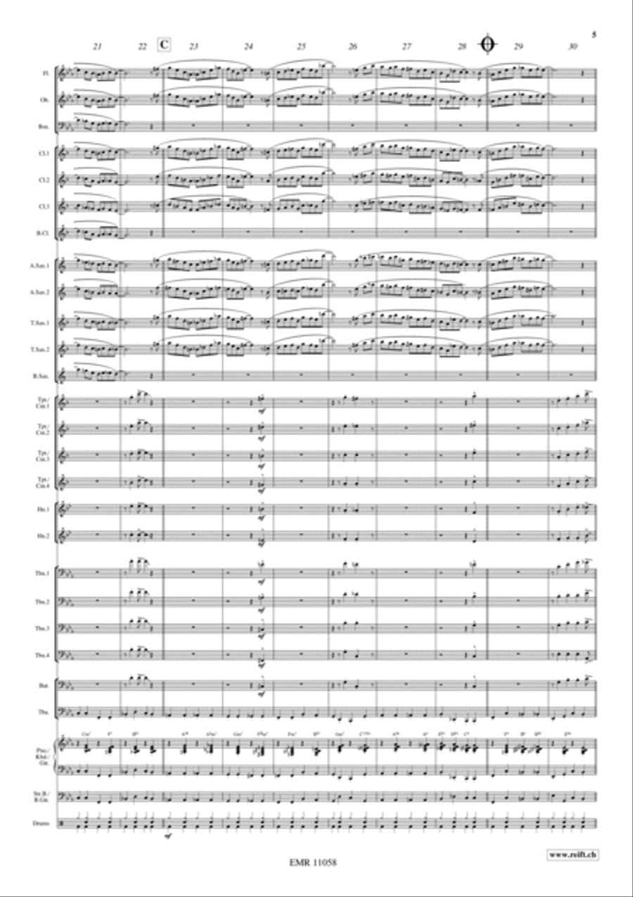 What's Cooking? Concert Band scores gallery preview page 6