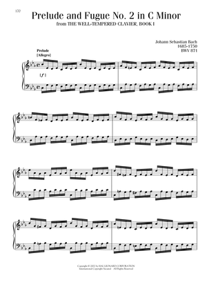 Book cover for Prelude And Fugue In C Minor, BWV 847