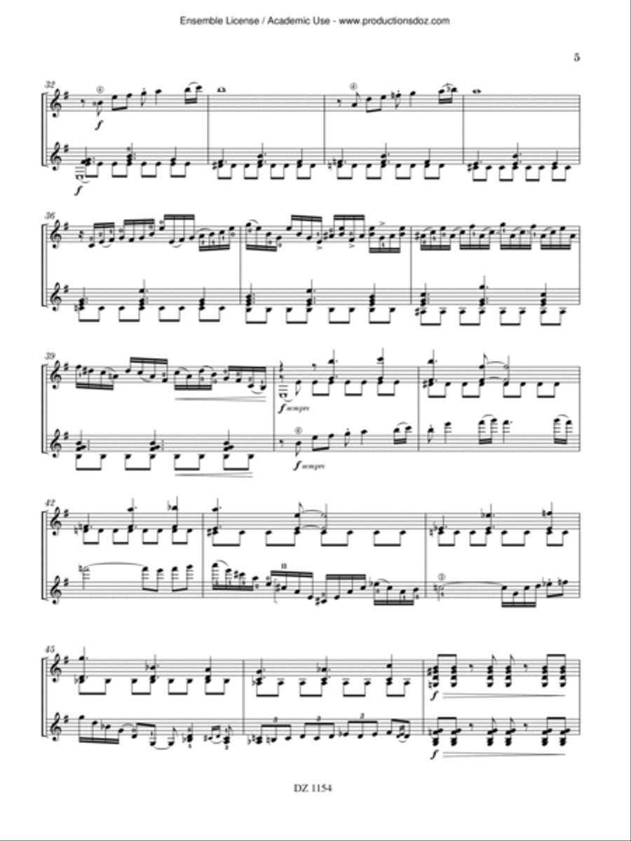 Hier, aujourd'hui, plus jamais Classical Guitar scores gallery preview page 5