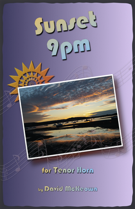 Book cover for Sunset 9pm, for Tenor Horn Duet
