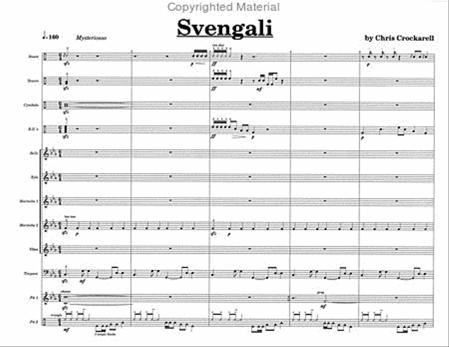 Svengali Percussion Ensemble scores gallery preview page 3