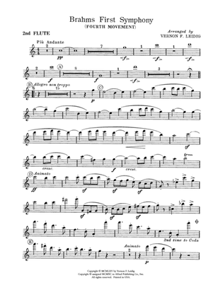 Brahms's 1st Symphony, 4th Movement: 2nd Flute