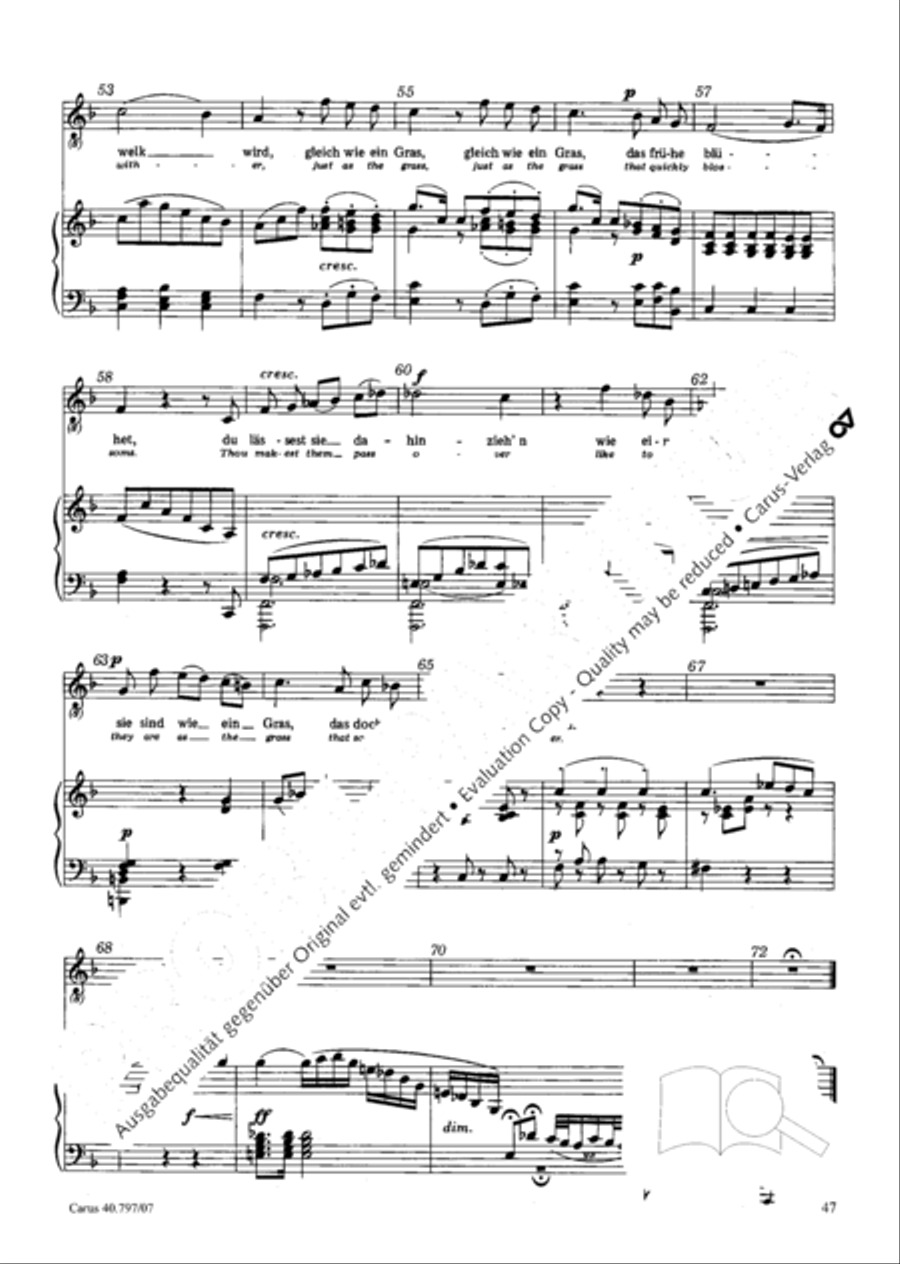 Ave maris stella (Ave maris stella (Ave, Stern der Meere)) Flute scores gallery preview page 48