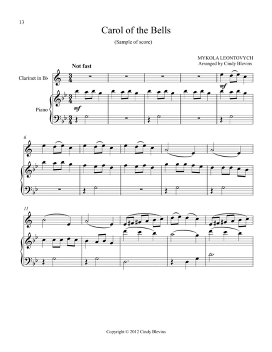 Piano and Clarinet For Christmas, Vol. II, 14 arrangements image number null