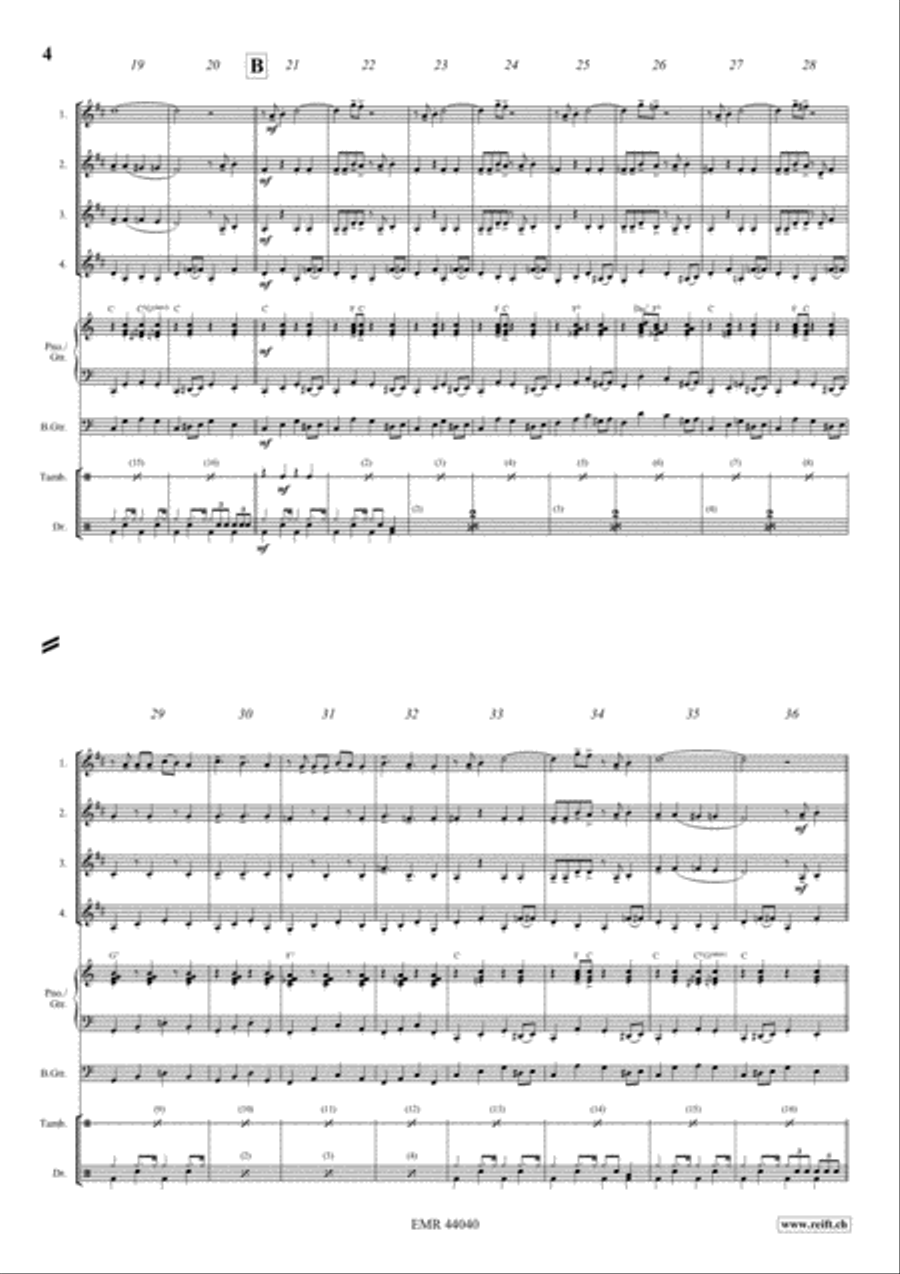 Rockin' All Night Trumpet scores gallery preview page 4