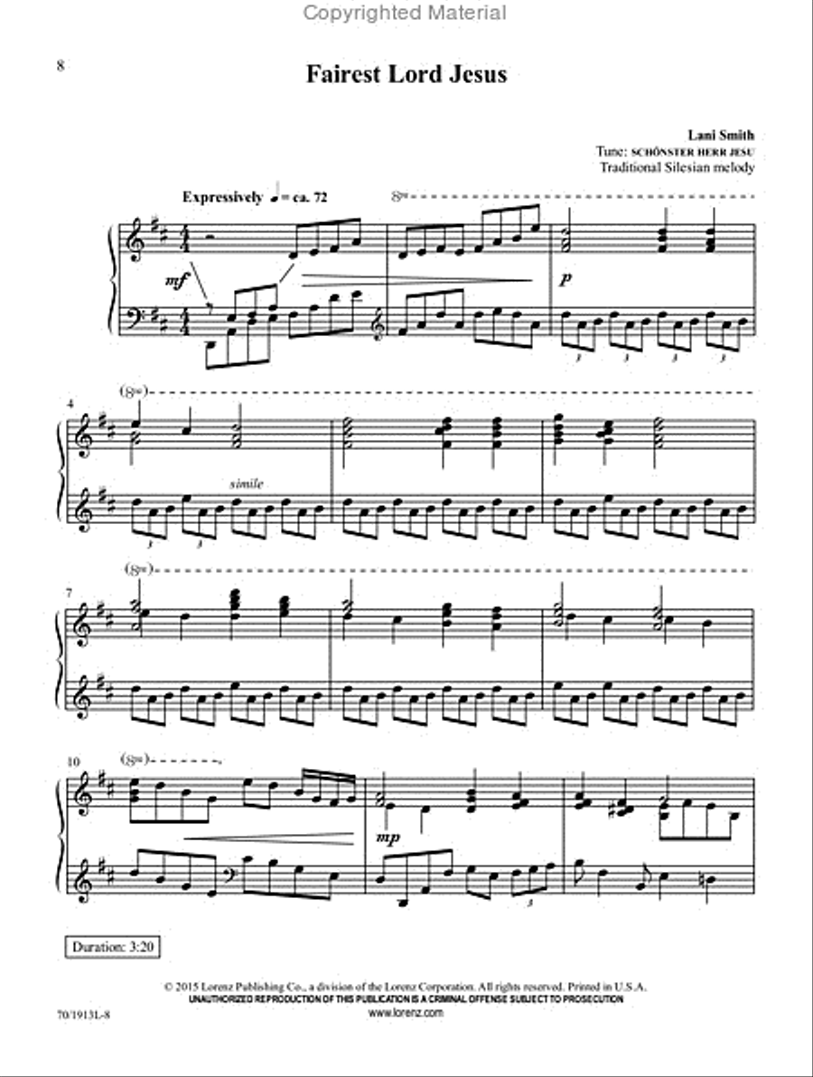 Risen to Reign Piano Solo scores gallery preview page 6