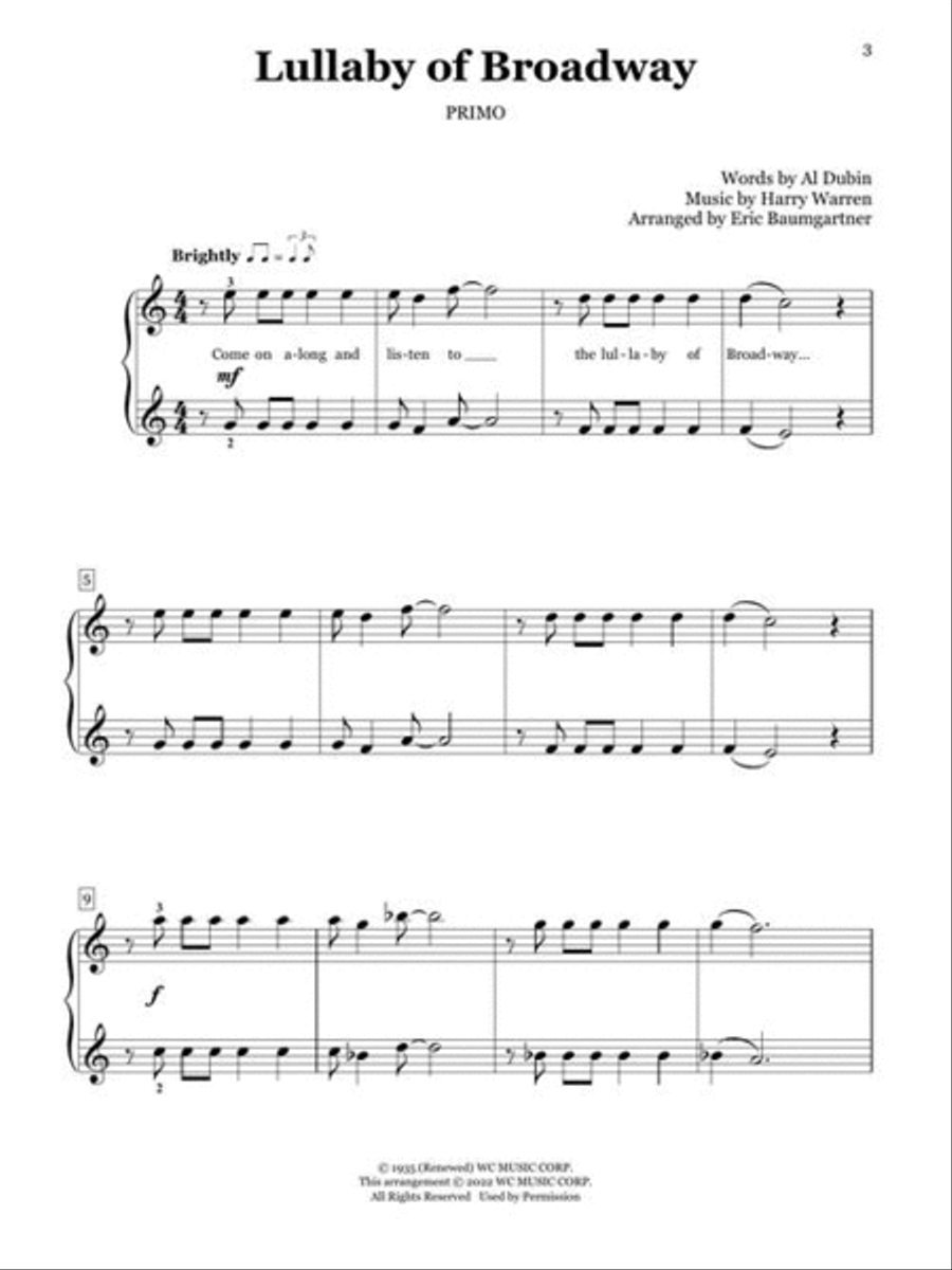 Easy Broadway Duets 2 Easy Broadway Duets 2 Piano scores gallery preview page 5
