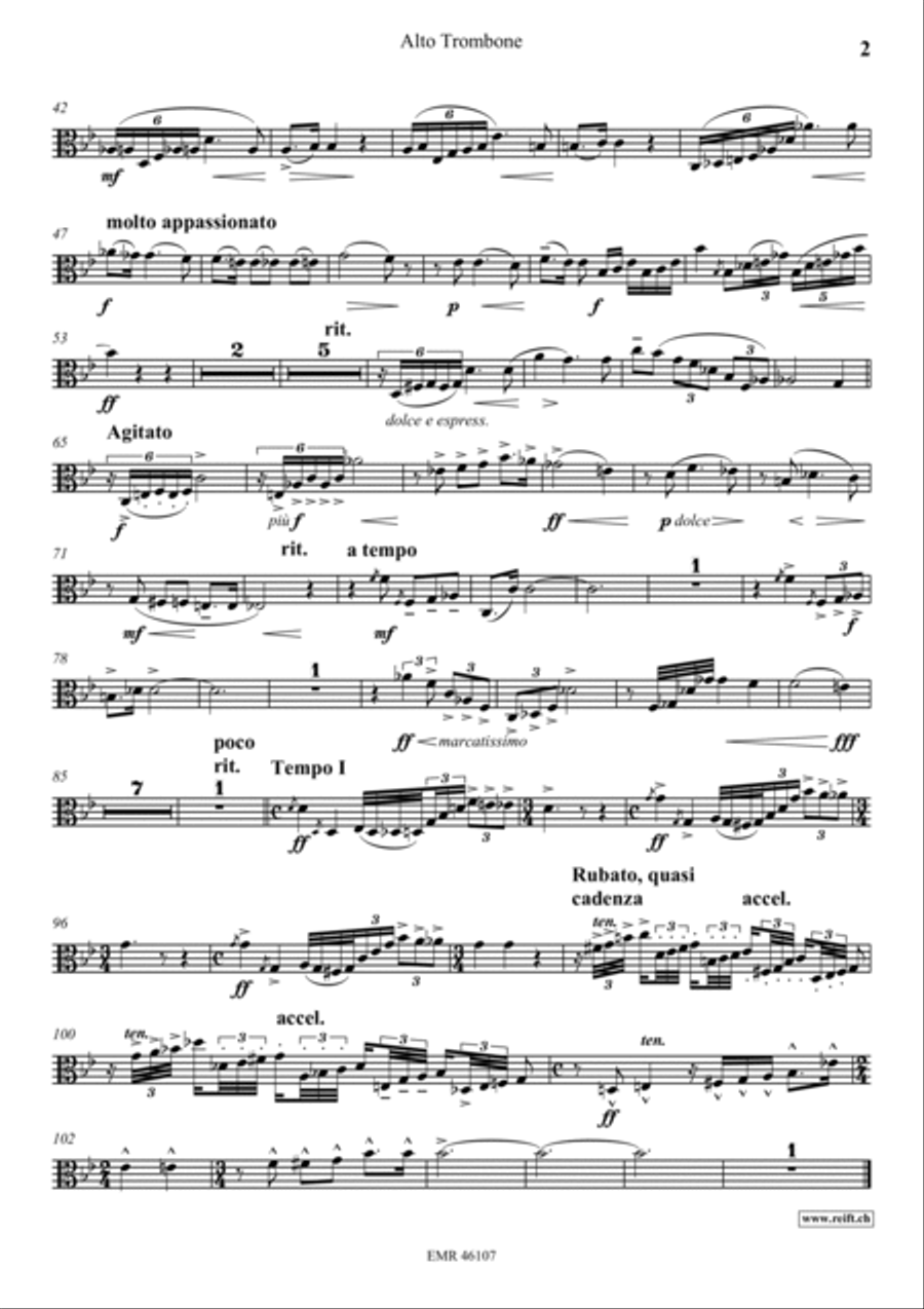 Poeme No. 1 Piano Accompaniment scores gallery preview page 3