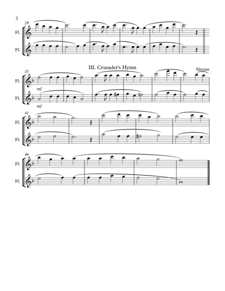 3 Short Pieces for Flute Duet image number null