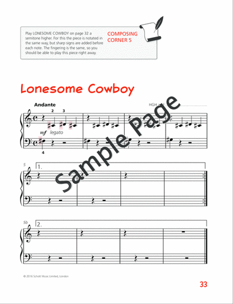 Piano Junior: Theory Book 2 Piano Method scores gallery preview page 34