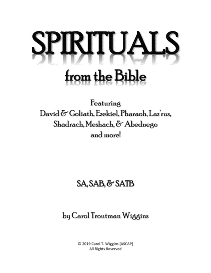 Spirituals from the Bible (featuring David & Goliath, Ezekiel, Moses & Pharaoh, Laz image number null