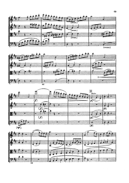 String Quartet in D major image number null