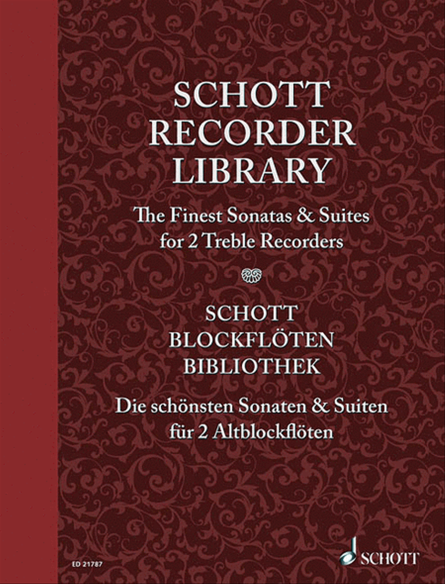 Schott Recorder Library Schott Recorder Library Woodwind Duet scores gallery preview page 1