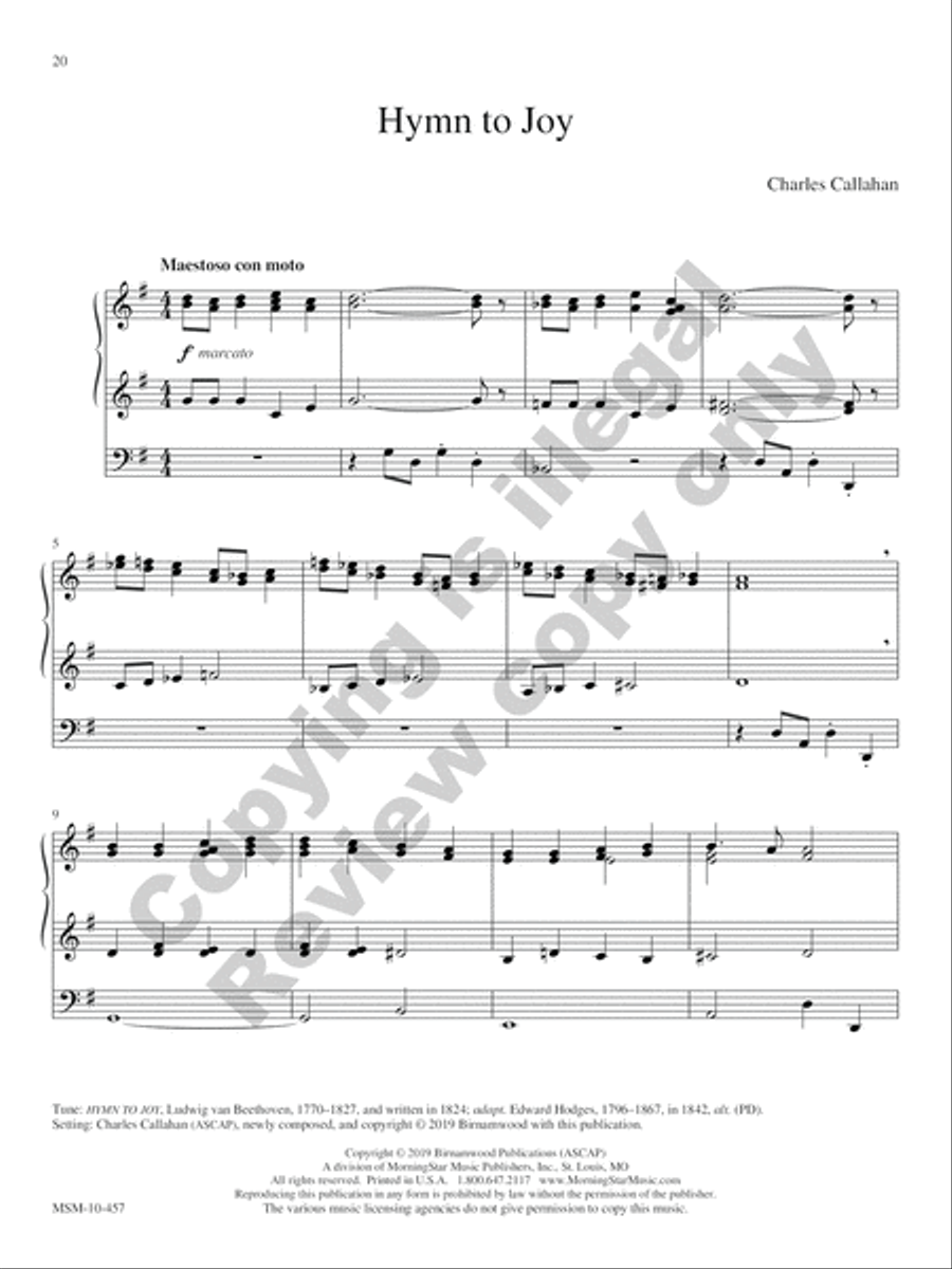 Be Joyful! Organ scores gallery preview page 9