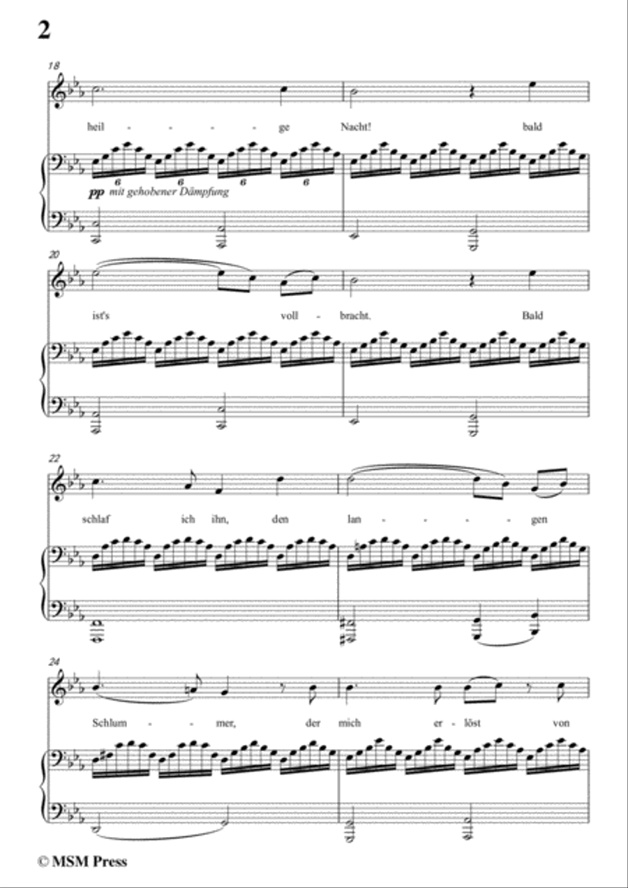 Schubert-Nachtstück,Op.36 No.2,in c minor,for Voice&Piano Voice scores gallery preview page 4