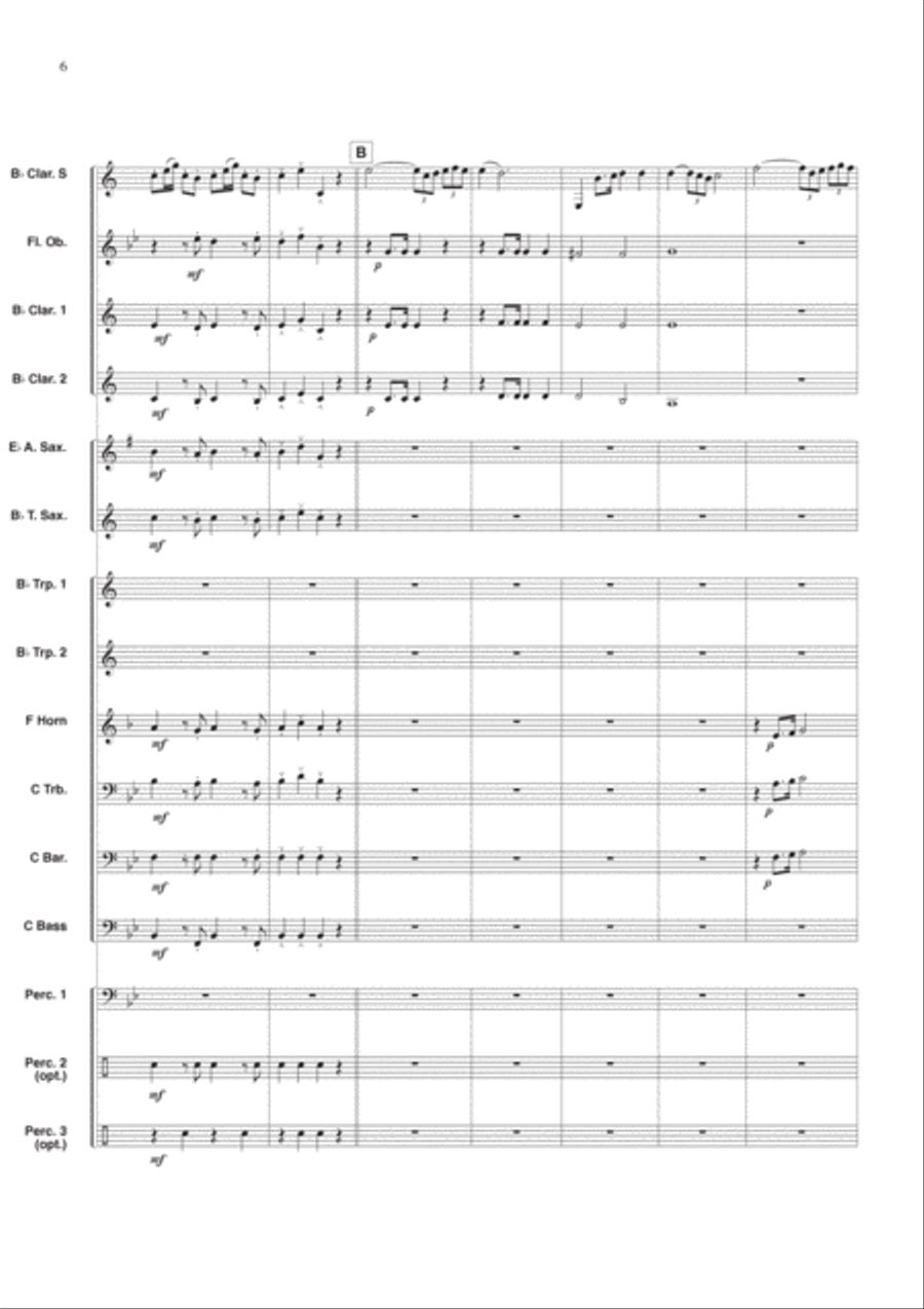 Concertino Classico Concert Band scores gallery preview page 6