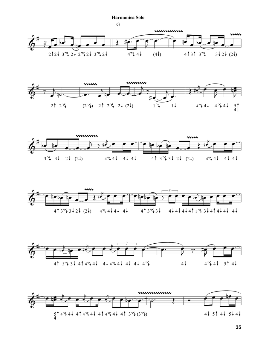 Rollin' And Tumblin' Rollin' And Tumblin' Harmonica scores gallery preview page 6
